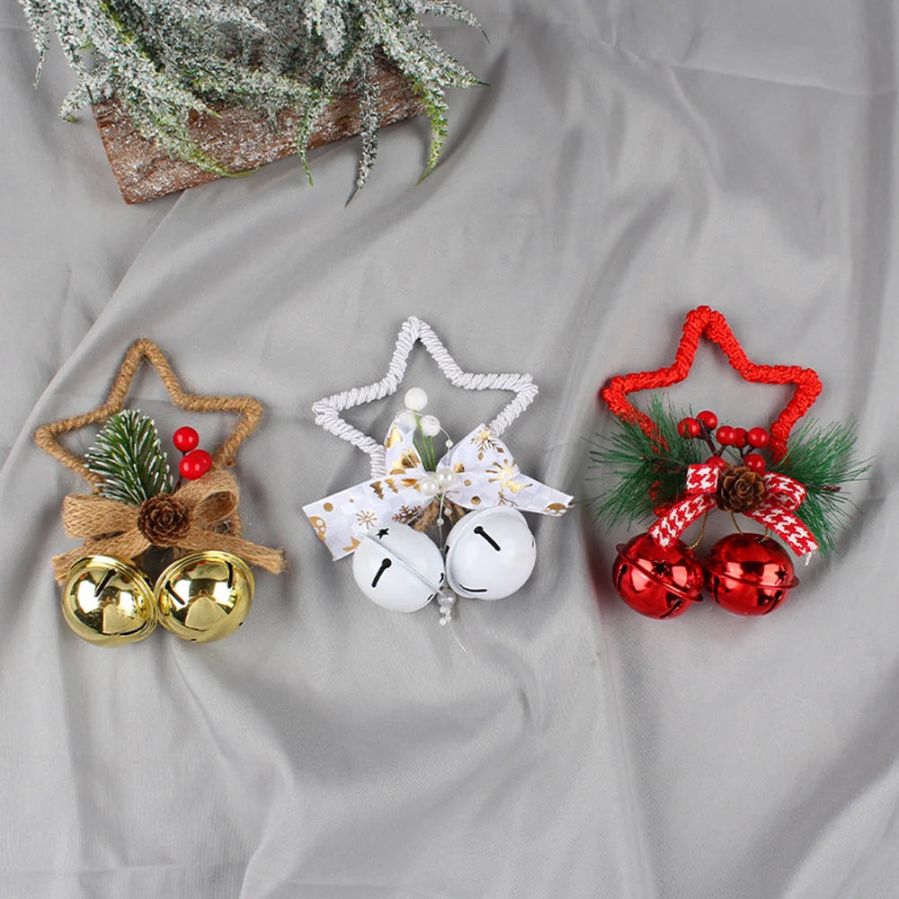 Christmas Bell Hanging Pendant Merry Christmas Tree Decorations For Home Xmas Ornaments Navidad Party Supplies Happy New Year