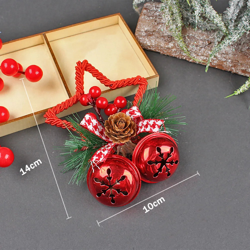 Christmas Bell Hanging Pendant Merry Christmas Tree Decorations For Home Xmas Ornaments Navidad Party Supplies Happy New Year