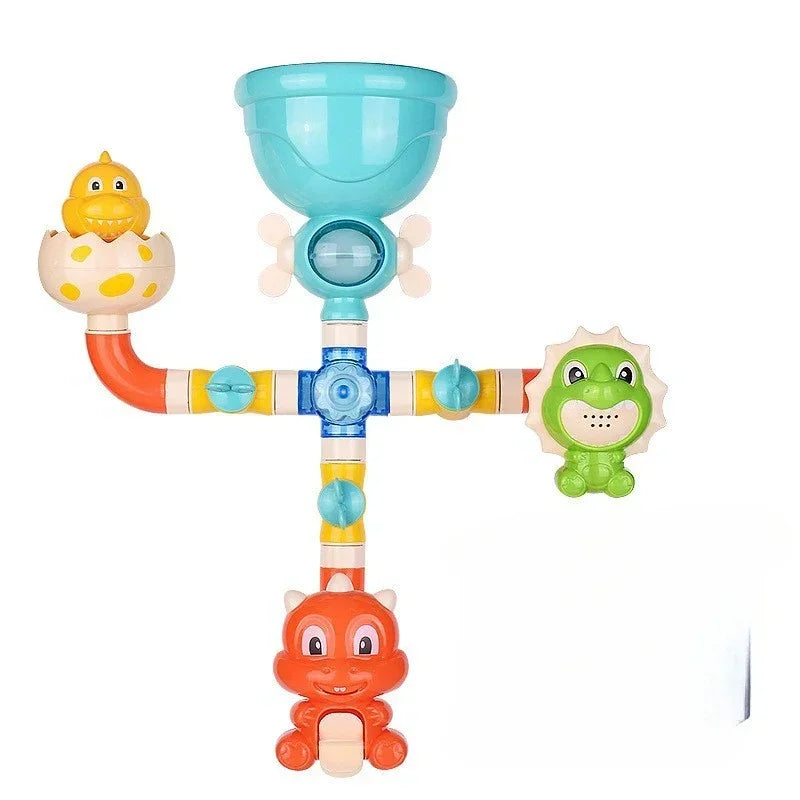 Baby Bath Toys Bathtub DIY Pipes Tubes Bath Time Water Game Spray Swimming Bathroom Toys for Toddlers Kids Gifts Birthday Gift