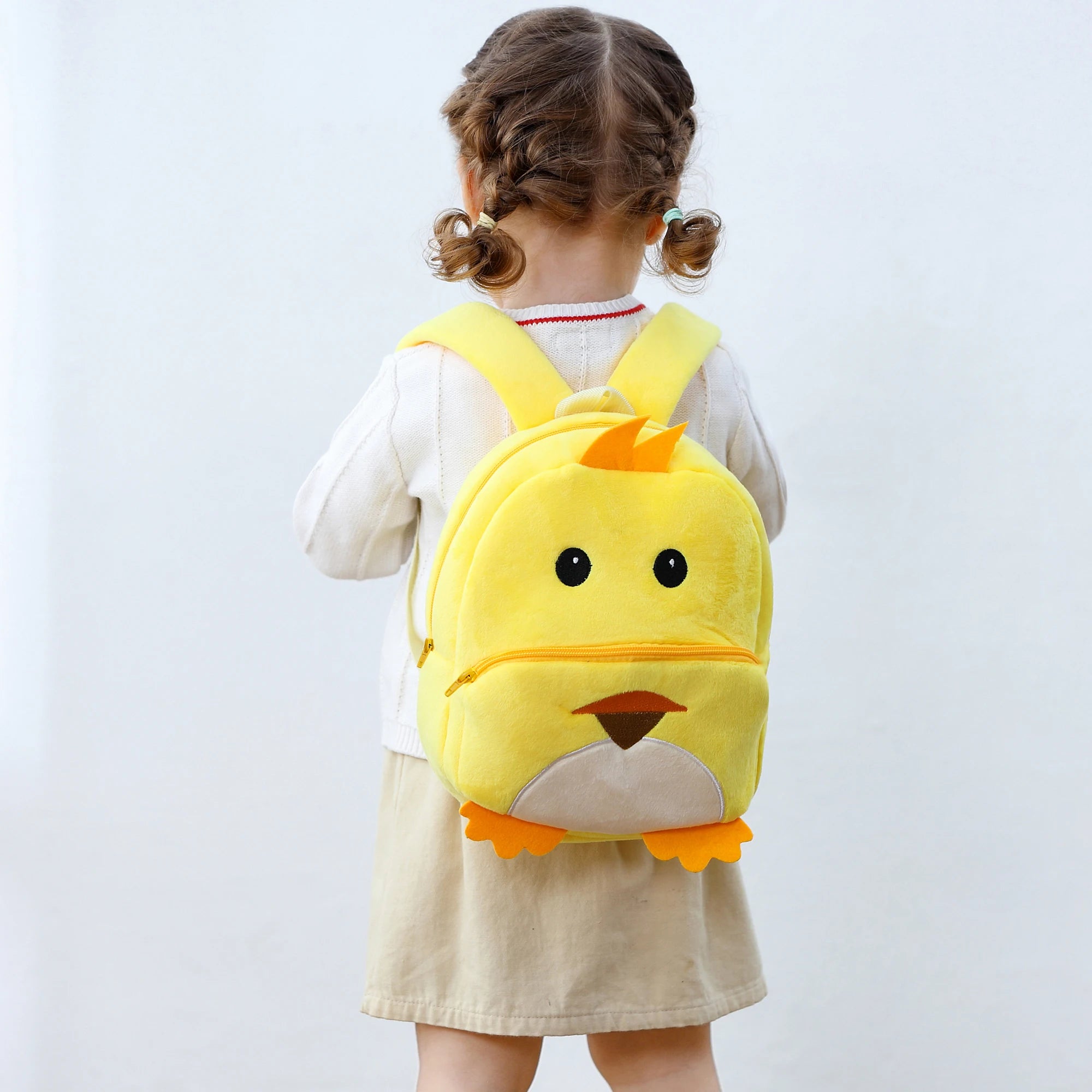 Kids Backpack Cute Duck Cow Frog Backpacks School -Bags Traveling Bag Large Capacity