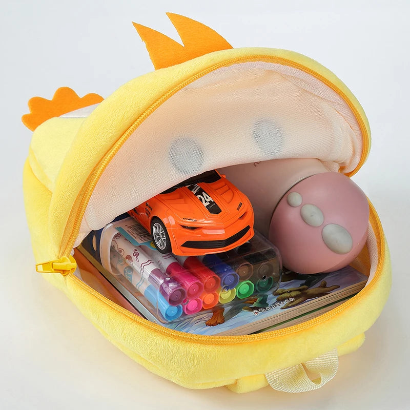 Kids Backpack Cute Duck Cow Frog Backpacks School -Bags Traveling Bag Large Capacity