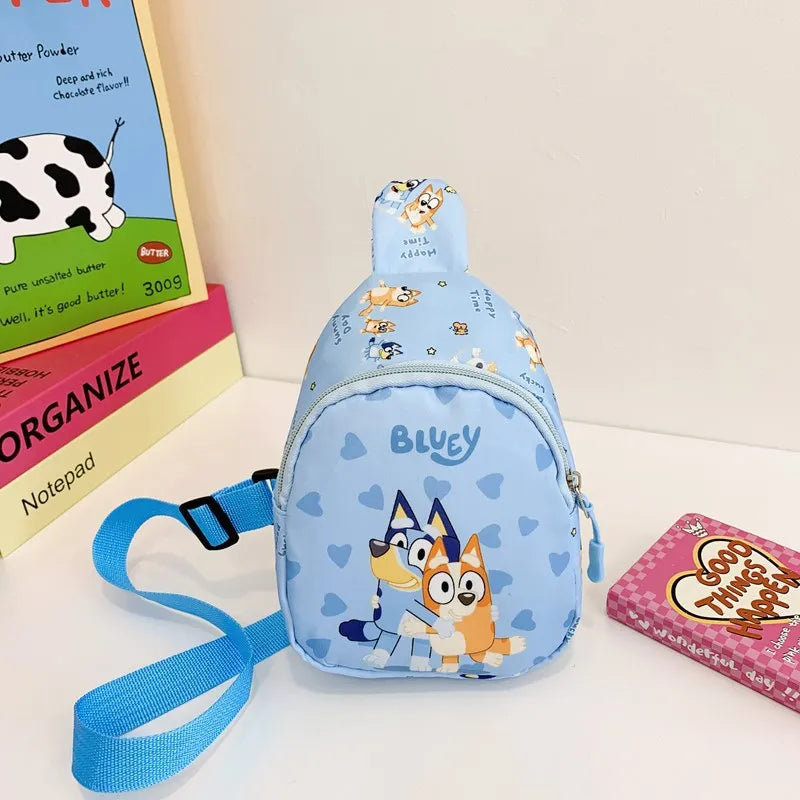 Bingo Friends Children's Bag Cute Bluey Family kids Chest Bag
