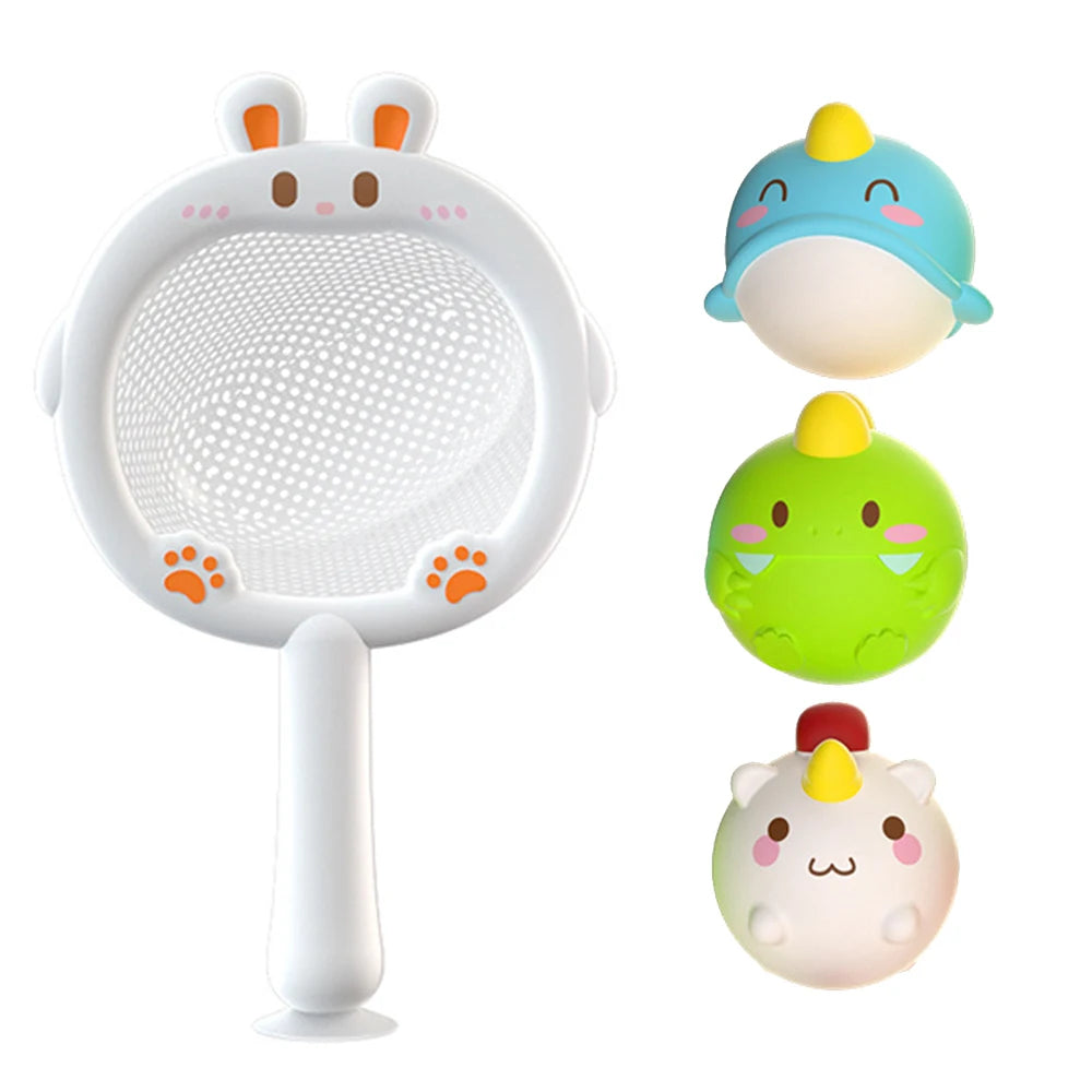 LED Light Up Toys Baby Cute Animals Bath Toy Swimming Water