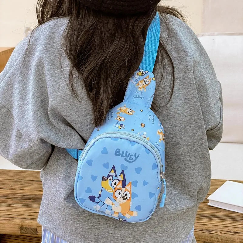 Bingo Friends Children's Bag Cute Bluey Family kids Chest Bag
