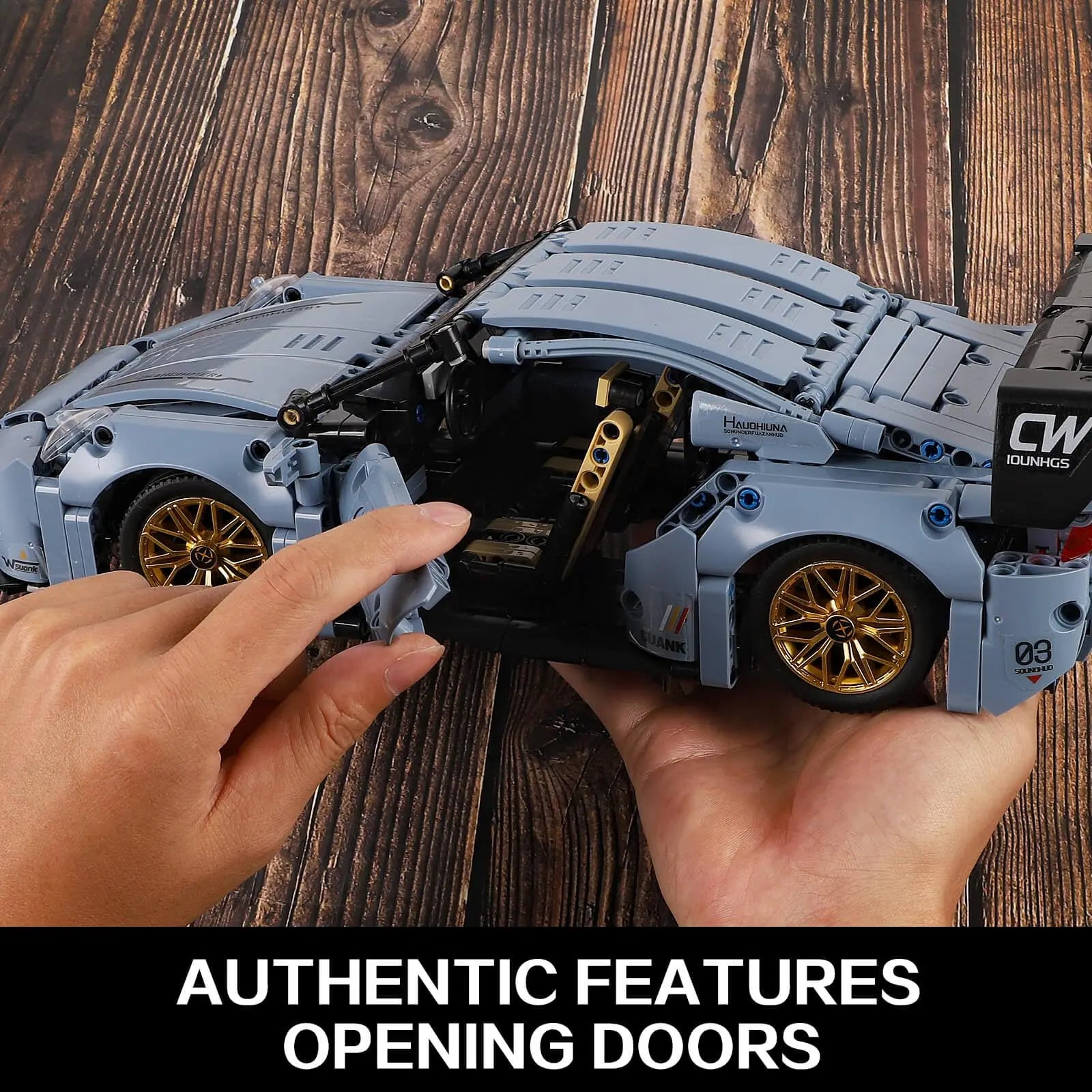 TOYLINX Sports Race Car Building Set Kit for Boys & Adults, 1:14 MOC Toys Racing Model Car Kits, Birthday Gift for Boys Kids