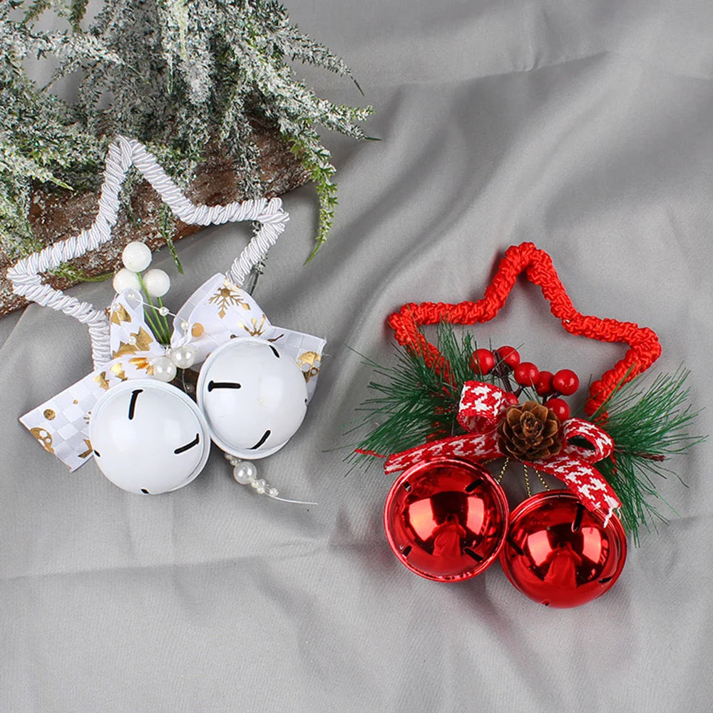 Christmas Bell Hanging Pendant Merry Christmas Tree Decorations For Home Xmas Ornaments Navidad Party Supplies Happy New Year