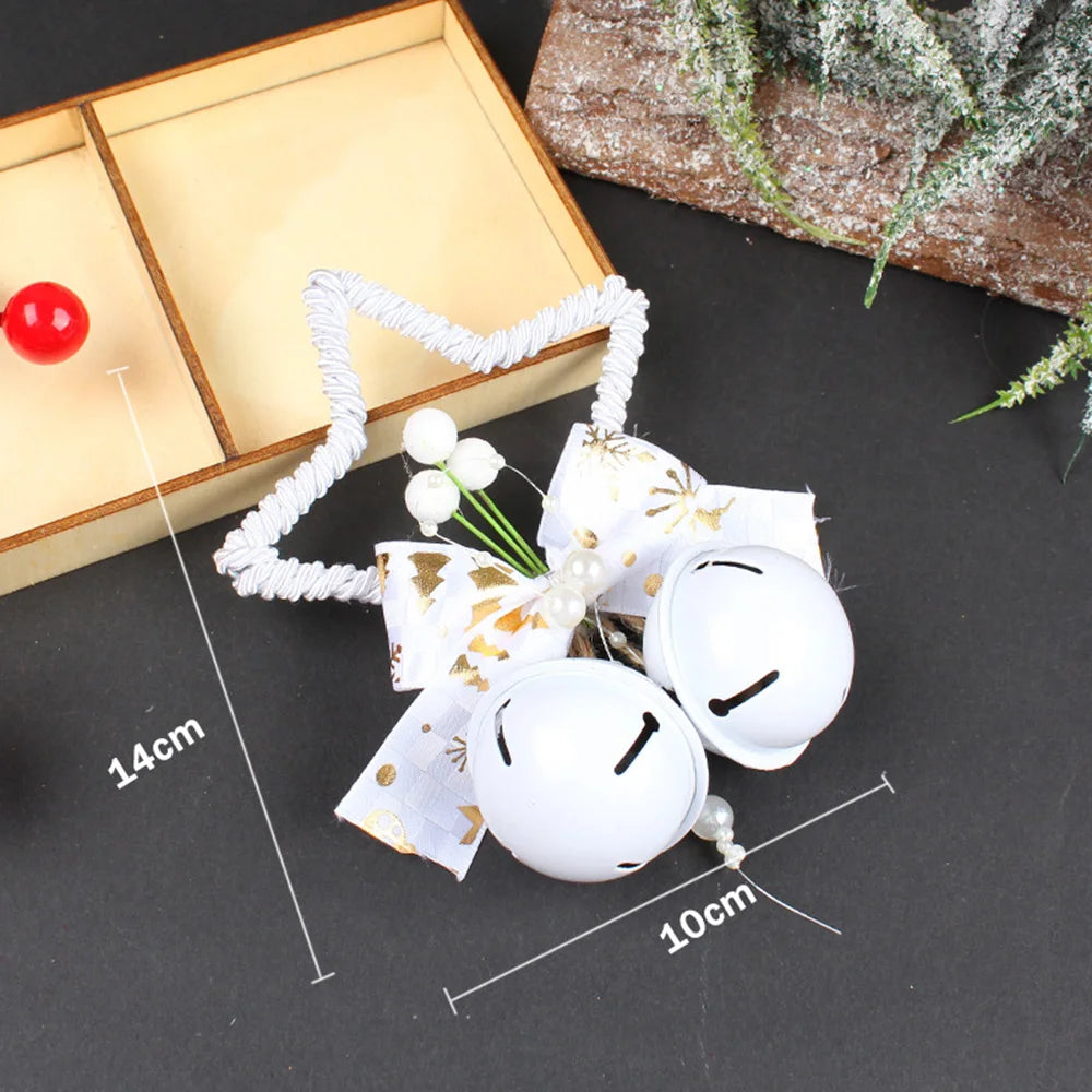 Christmas Bell Hanging Pendant Merry Christmas Tree Decorations For Home Xmas Ornaments Navidad Party Supplies Happy New Year