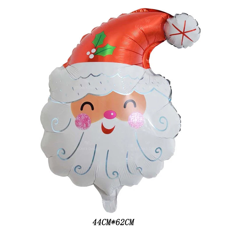 Christmas Party Balloon Set Santa Claus Foil Ballons Merry Christmas Decorations for Home Xmas Party Globos Navidad