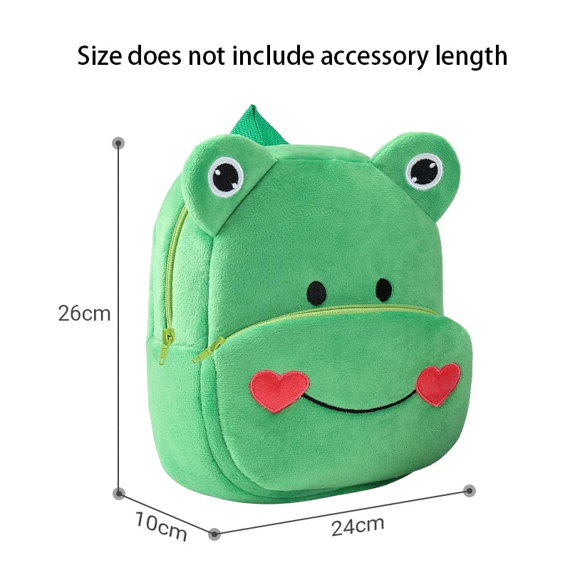 Kids Backpack Cute Duck Cow Frog Backpacks School -Bags Traveling Bag Large Capacity
