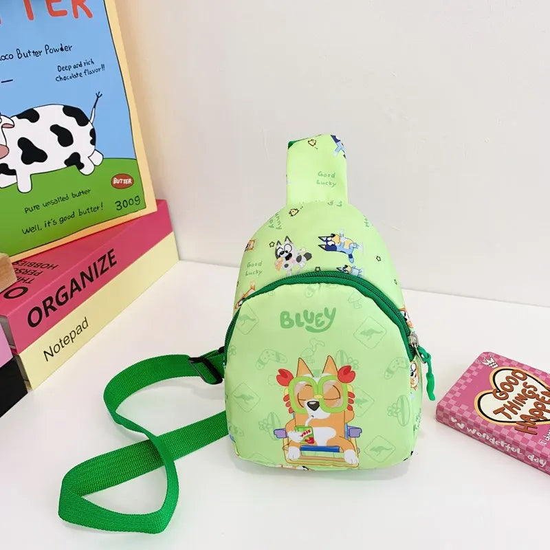 Bingo Friends Children's Bag Cute Bluey Family kids Chest Bag