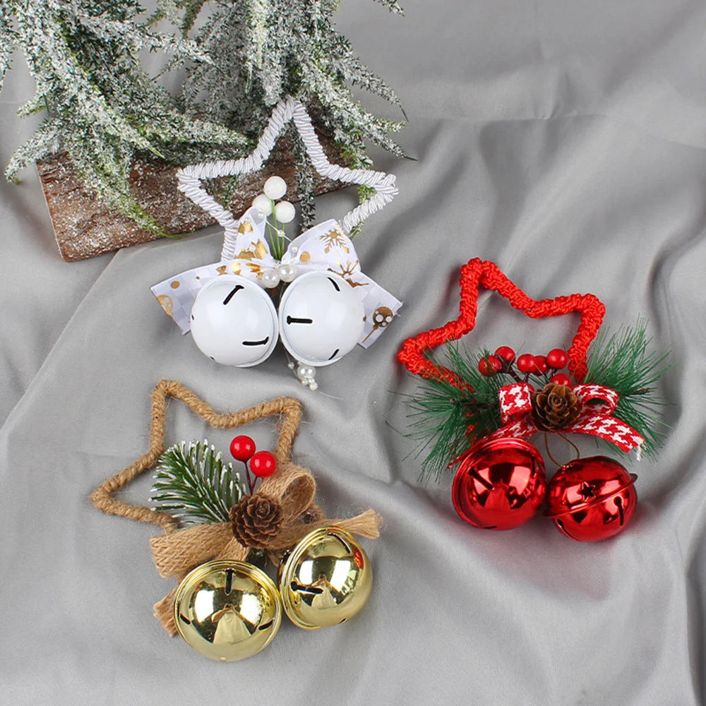 Christmas Bell Hanging Pendant Merry Christmas Tree Decorations For Home Xmas Ornaments Navidad Party Supplies Happy New Year